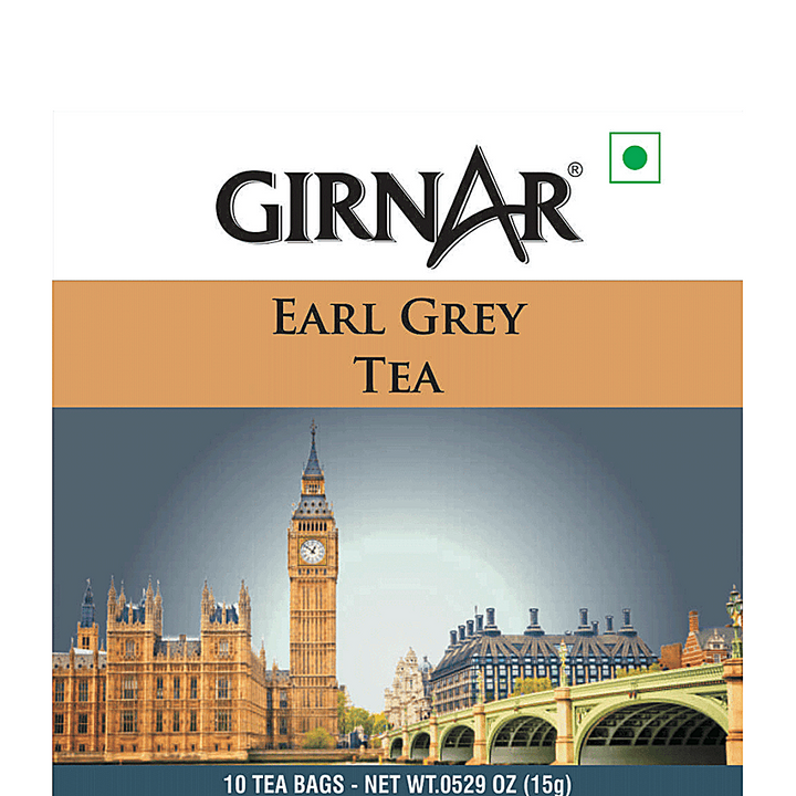 Herbata czarna Earl Grey Girnar 10 torebek