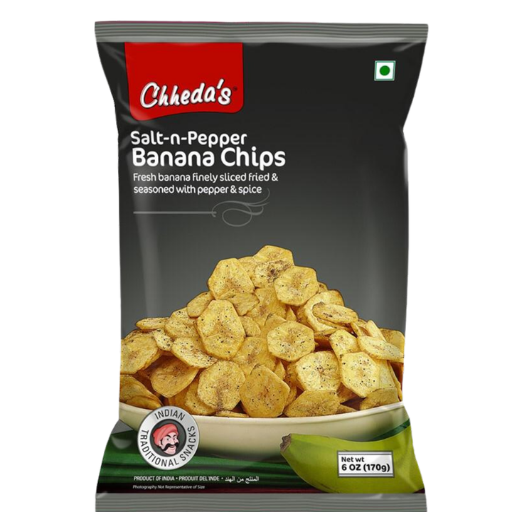 Chhedas Salt N Pepper Chipsy Bananowe