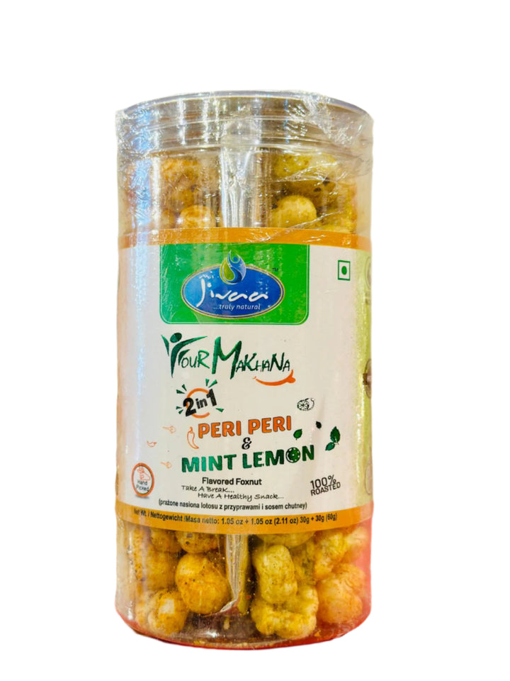 Jivaa Roasted Your Makhana Peri Peri Mint Lemon