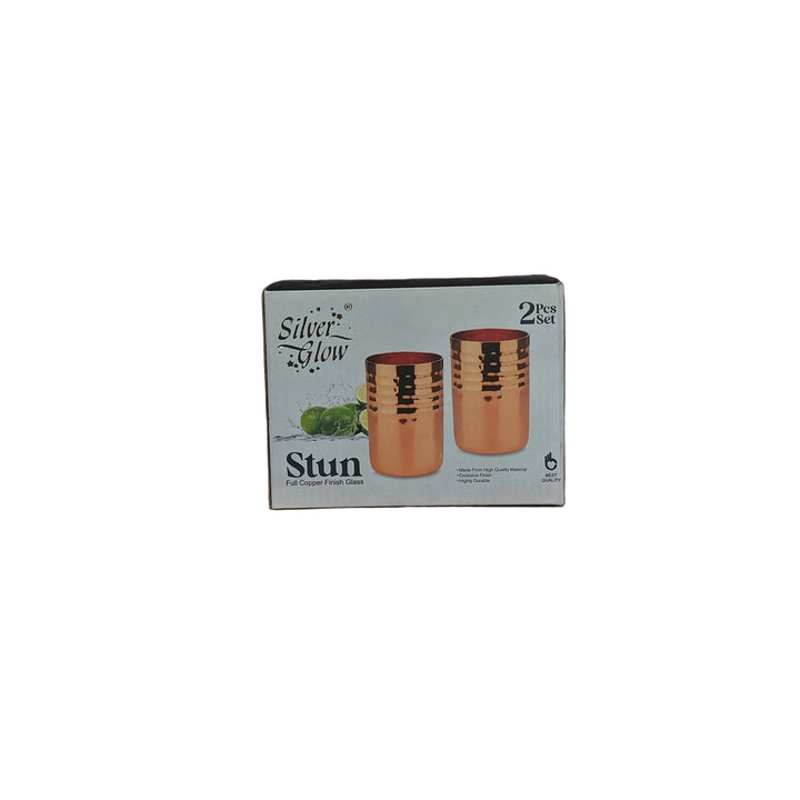 Silver Glow 2pcs Set Of Glasses