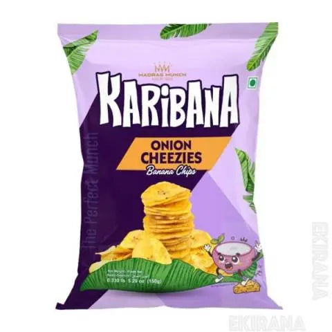Chipsy bananowe Karibana Onion Cheezies