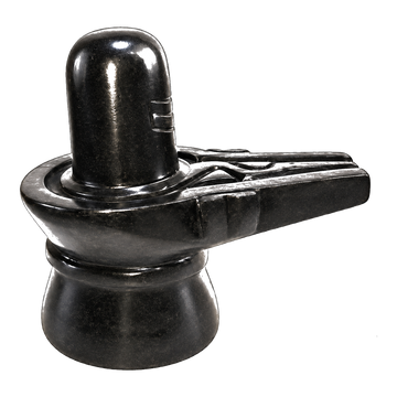 Shivling z czarnego kamienia – różne rozmiary