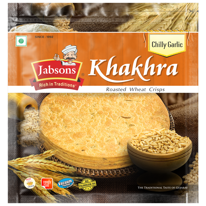 Jabsons Chilly Garlic Khakhra