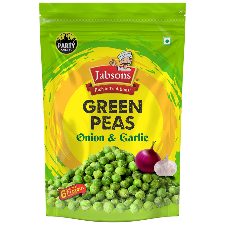 Jabsons Green Peas - Onion & Garlic