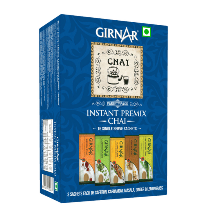 Girnar Instant Tea Premix Chai Variety Pack