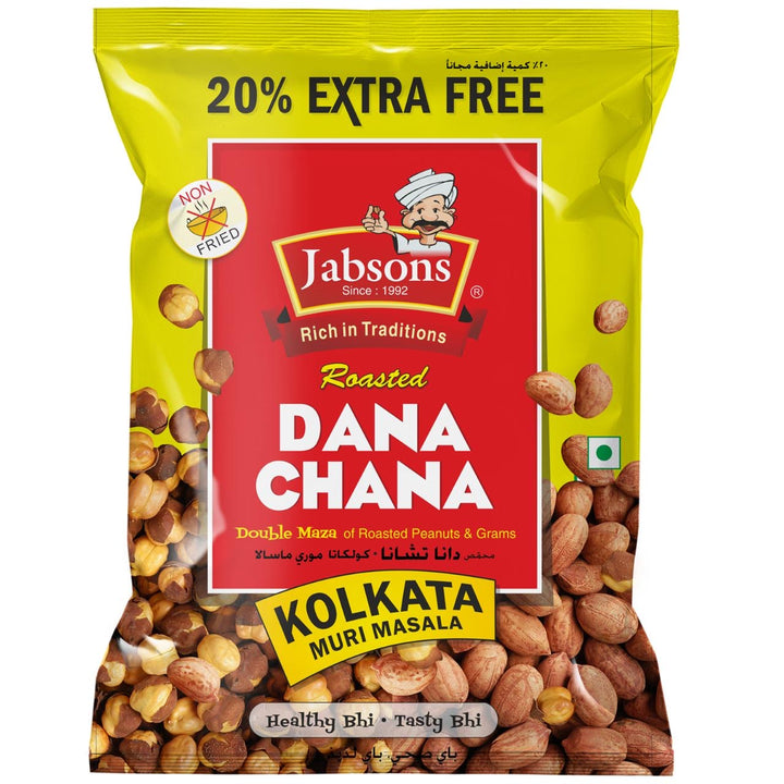 Jabsons Roasted Dana Chana - Kolkata Muri Masala