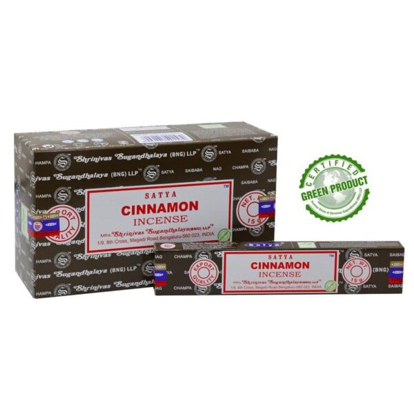Satya Cinnamon Incense Sticks 12pcs
