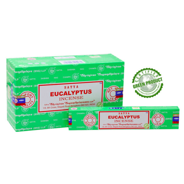 Satya Eucalyptus Incense Sticks 12pcs