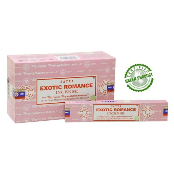 Satya Exotic Romance Incense Sticks 12pcs