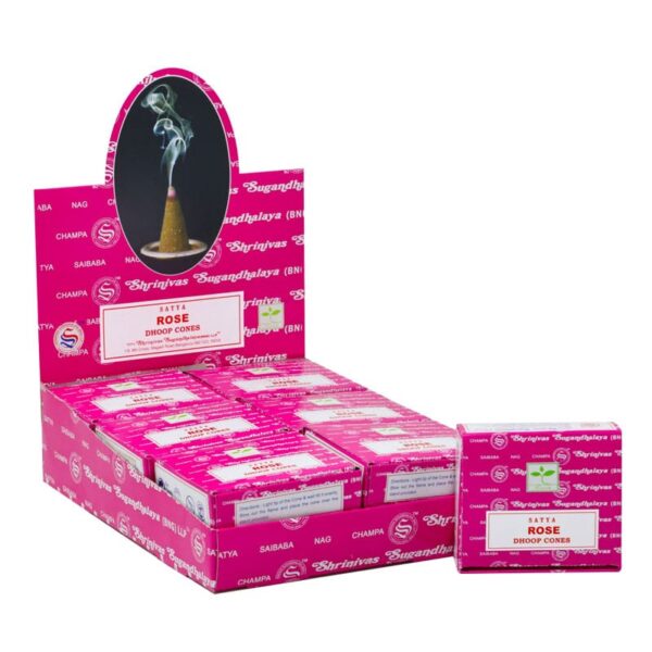 Rose Cone Incense 12pcs
