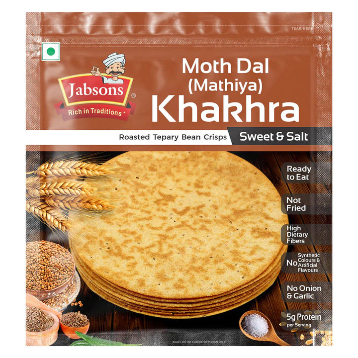 Jabsons Moth Dal Khakhra