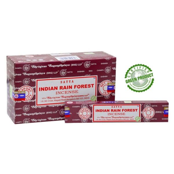 Satya Indian Rain Forest Incense Sticks 12pcs