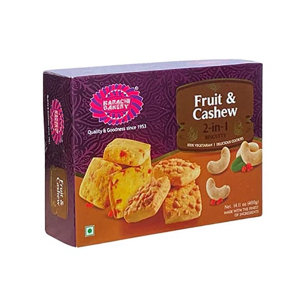 Karachi Bakery: Fruit &  Cashew biscuits