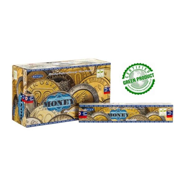 Satya Money Incense Sticks 12pcs