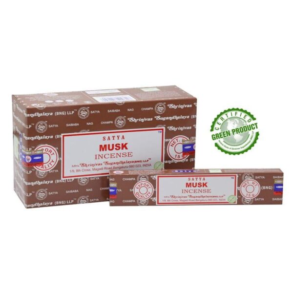 Satya Musk Incense Sticks 12pcs