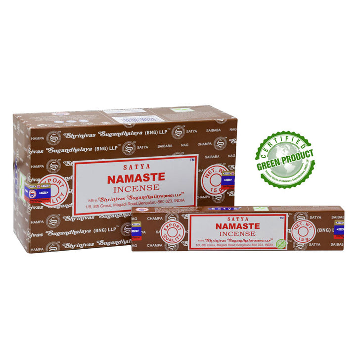 Satya Namaste Incense Sticks 12pcs