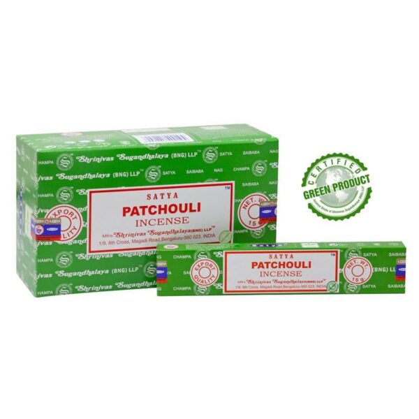 Satya Patchouli Incense Sticks 12pcs