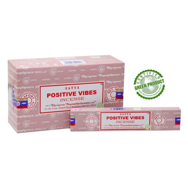Satya Positive Vibes Incense Sticks 12pcs