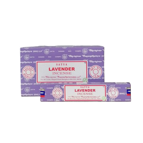 Satya Lavender Incense Sticks 12pcs