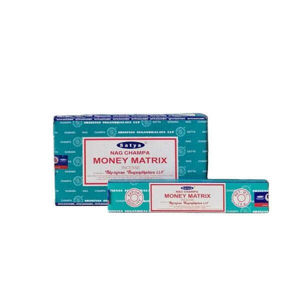 Satya Money Matrix Incense Sticks 12pcs