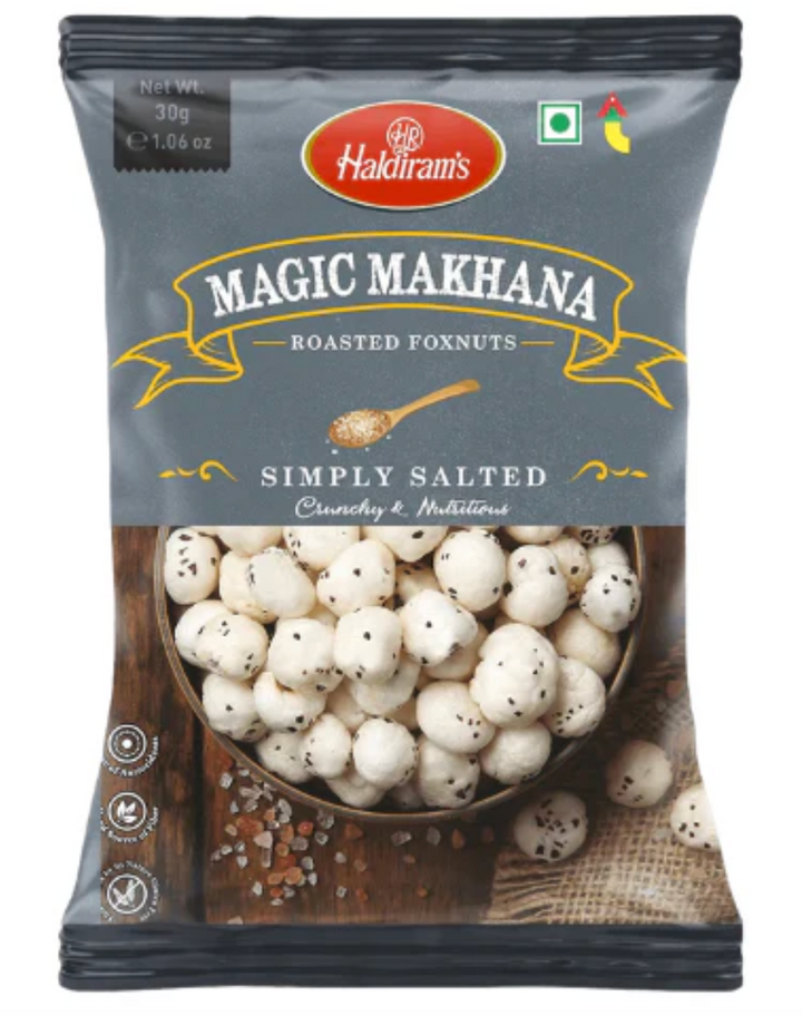 Haldirams Roasted Foxnuts Simply Salted 30g