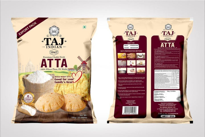 Taj Indian Whole Wheat Chakki Atta 10kg
