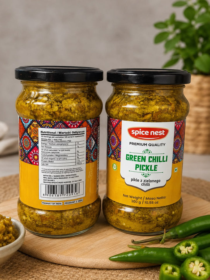 SN Green Chilli Pickle 300g