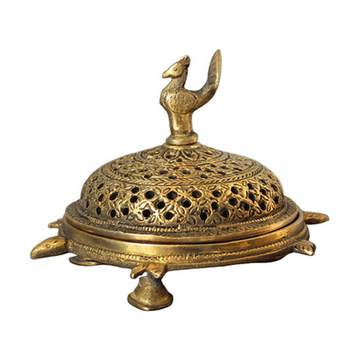 Brass Turtle Incense Censer