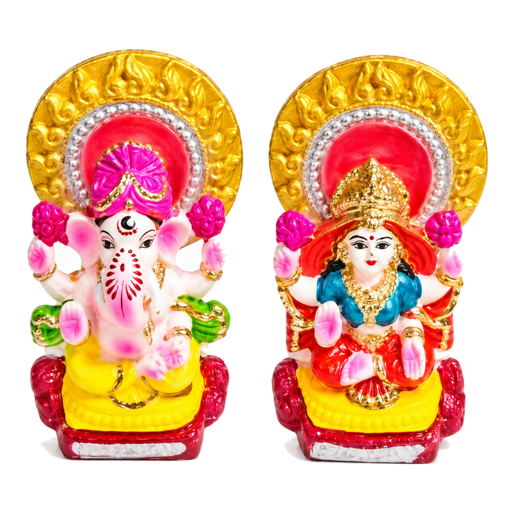 Figurki Ganesh Lakshmi 5″
