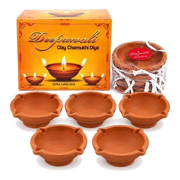 Char Mukhi XL diya – 5 szt.
