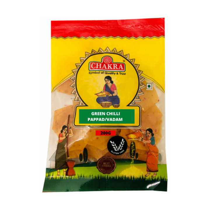 Chakra Green Chilli Vadam