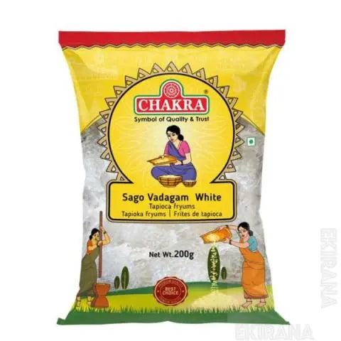 Chakra Sago Vadagam White