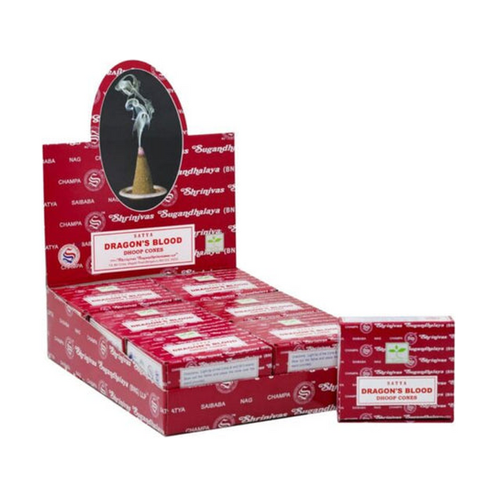 Dragon's Blood Cone Incense 12pcs
