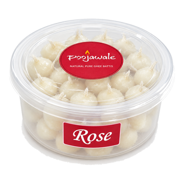 Pure Ghee Batti Rose – 30 szt.