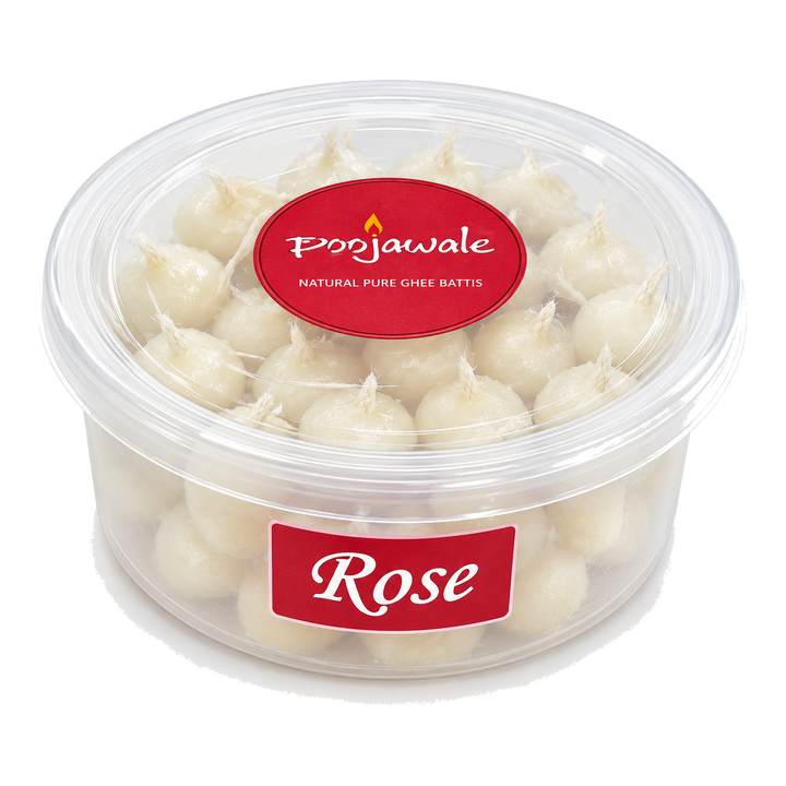 Pure Ghee Batti Rose – 30 szt.