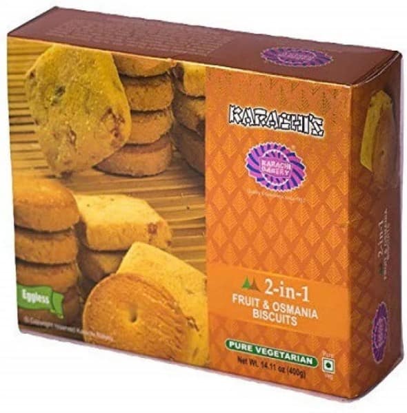 Karachi Bakery: Fruit & Osmania biscuits