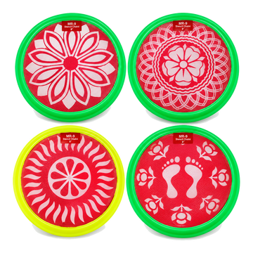 Sito ze wzorem do rangoli 8″ – assorted