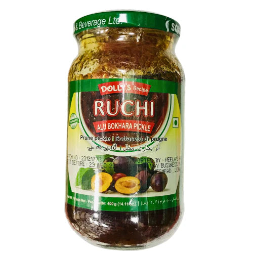 dolly's recipe ruchi pickle - alu bokhara
