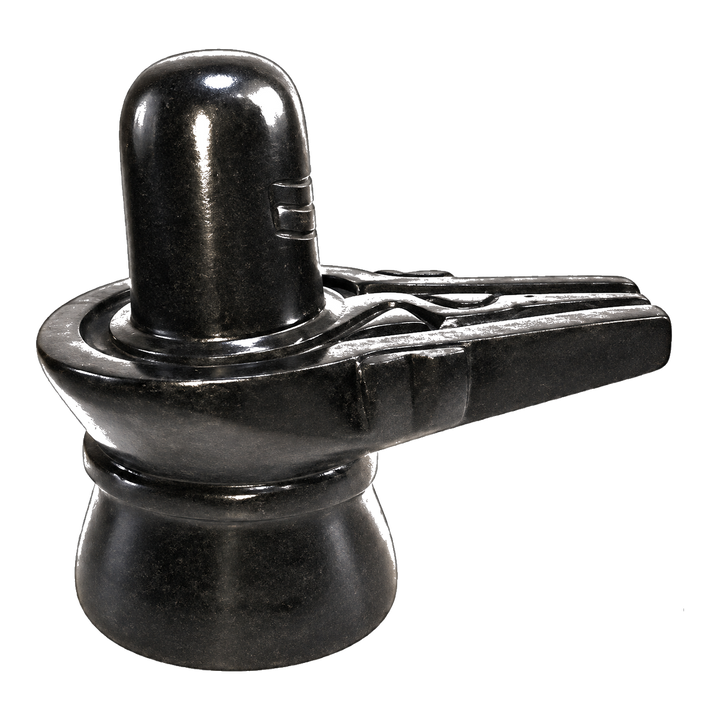 Shivling z czarnego kamienia – różne rozmiary